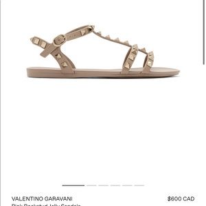 Never worn Valentino sandals